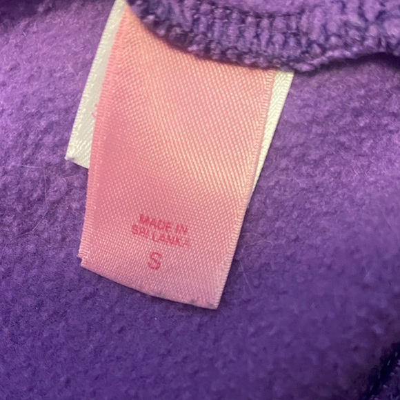 PINK Victoria's Secret Purple Hoodie LSU Tiger Graphic. Geaux Tigers Back Hit Sm - Picture 10 of 13